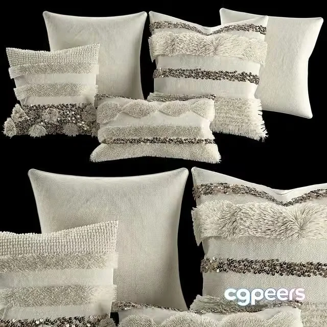 3ds Max Free – RH Morrocan Pillows2