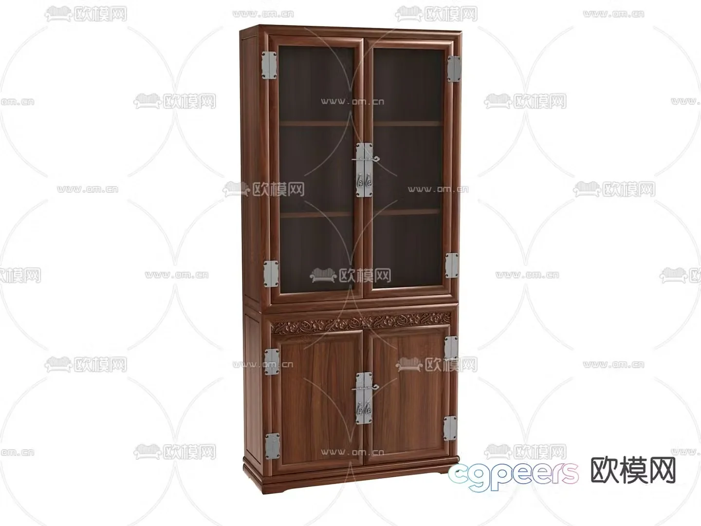 Chinese bookcase 3d model
