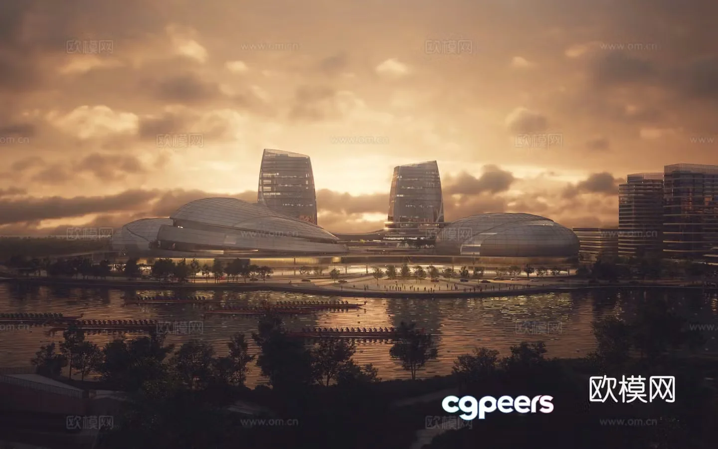 Stadium Sports Park 3D Model
