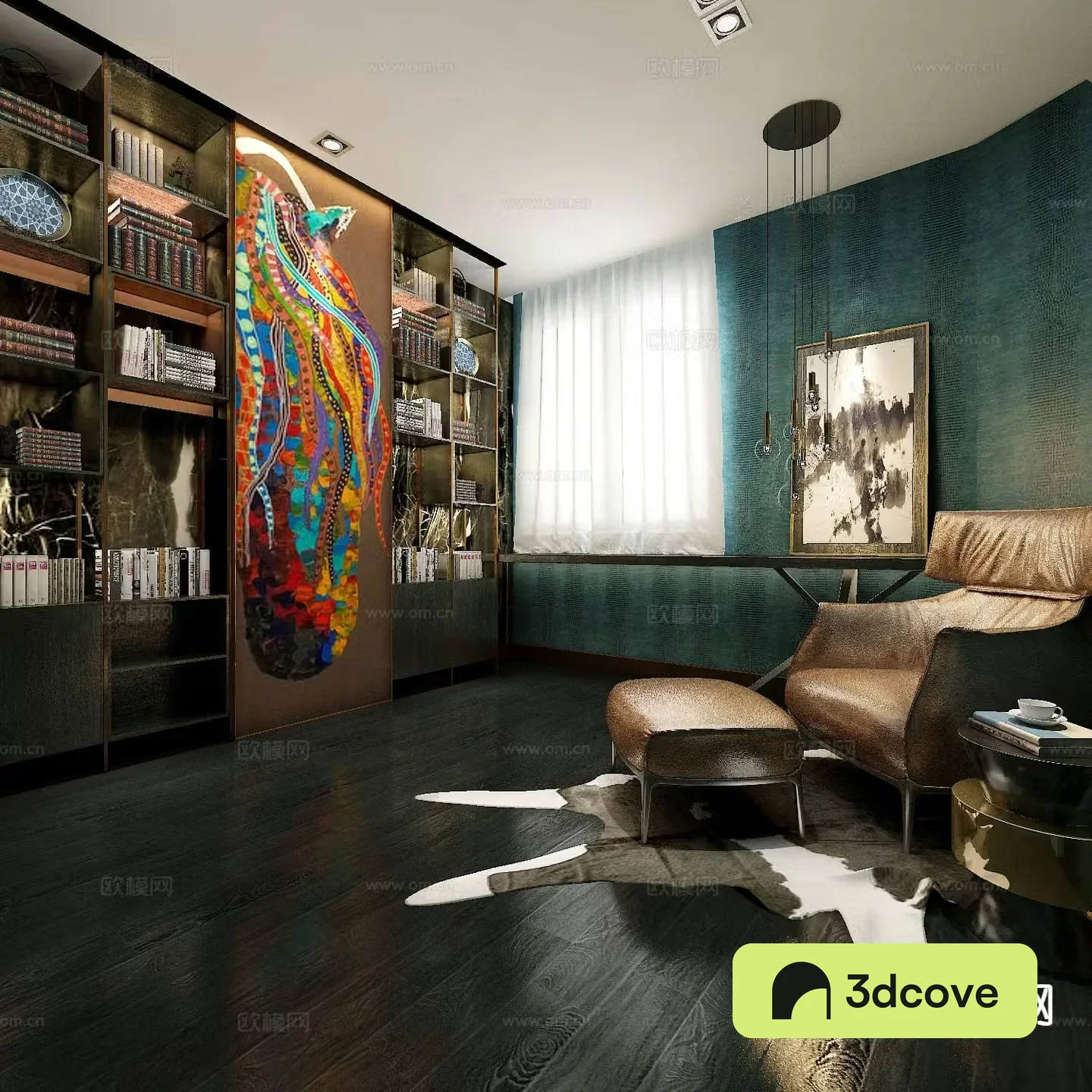 Modern study room
