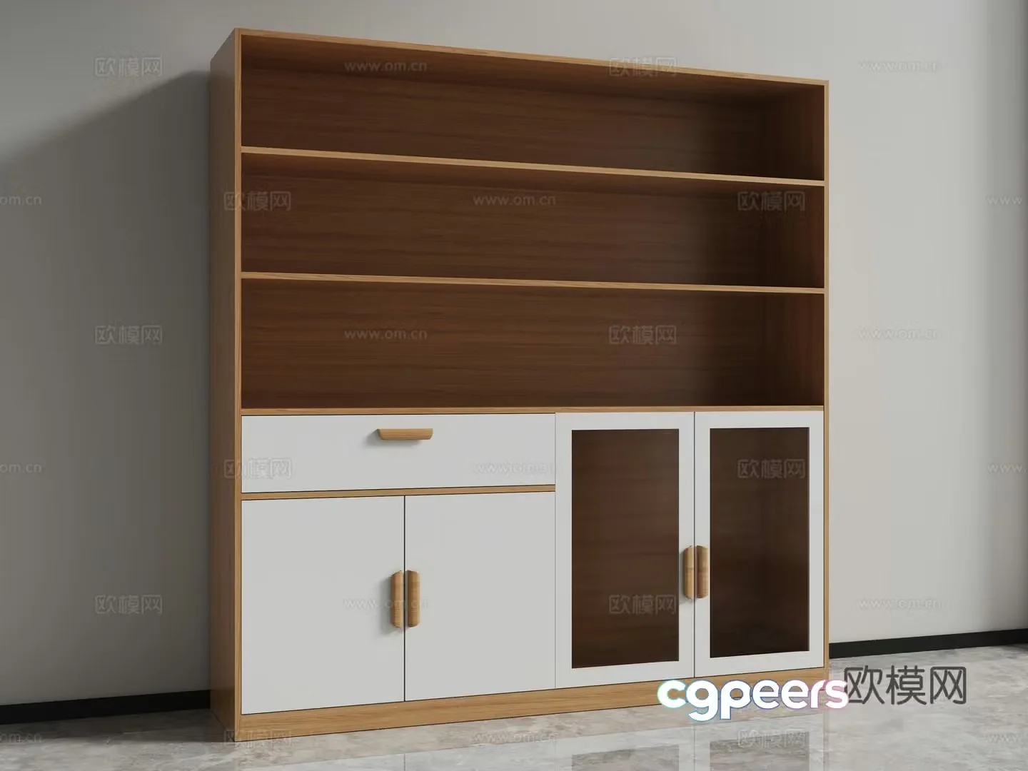 File cabinet locker 3d model