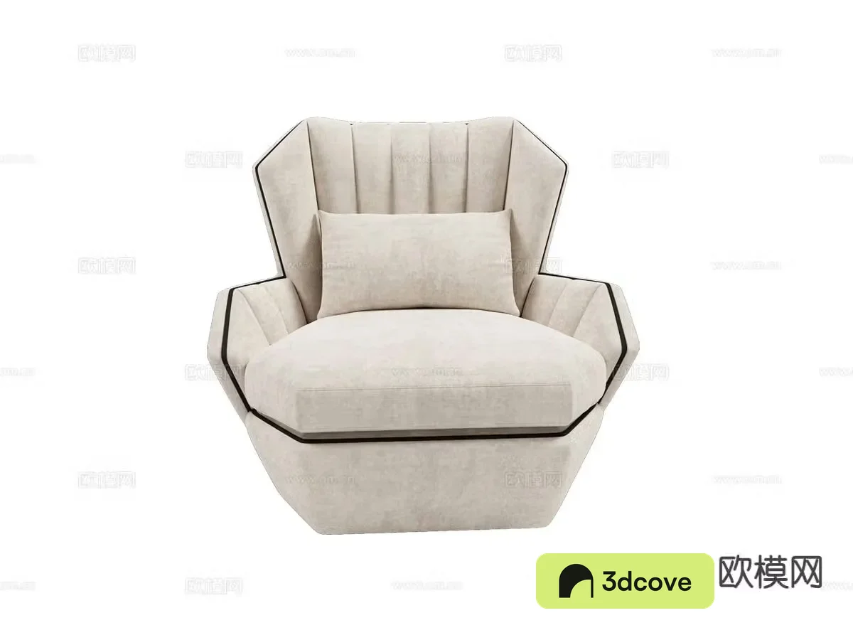 Visionnaire-Hemingway single sofa