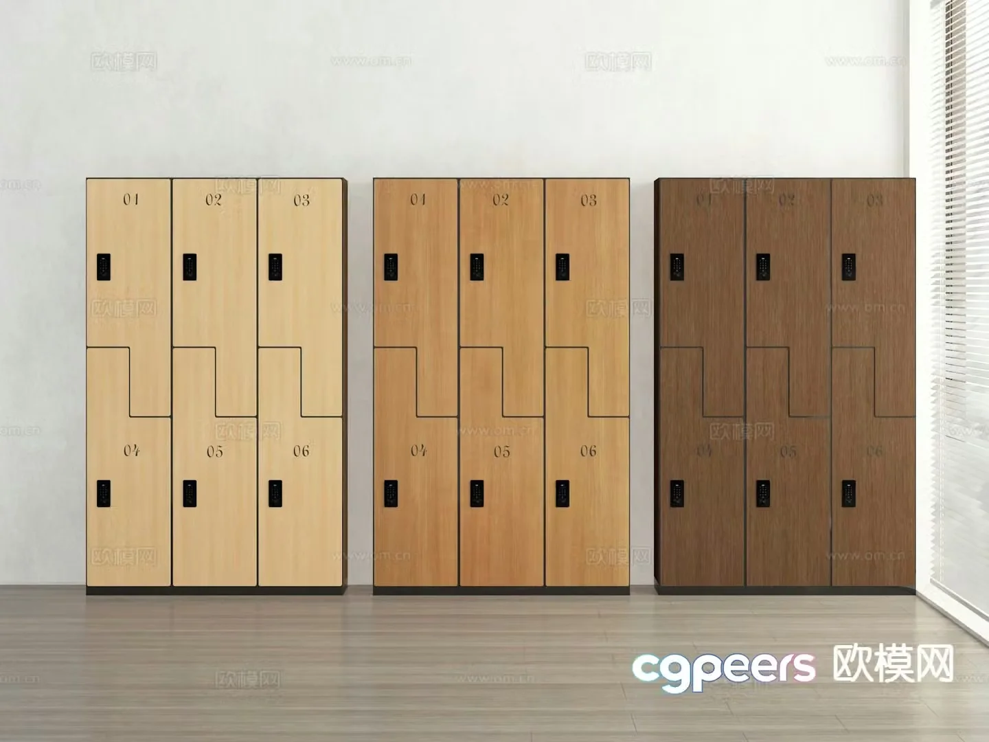 locker locker password locker 3d model
