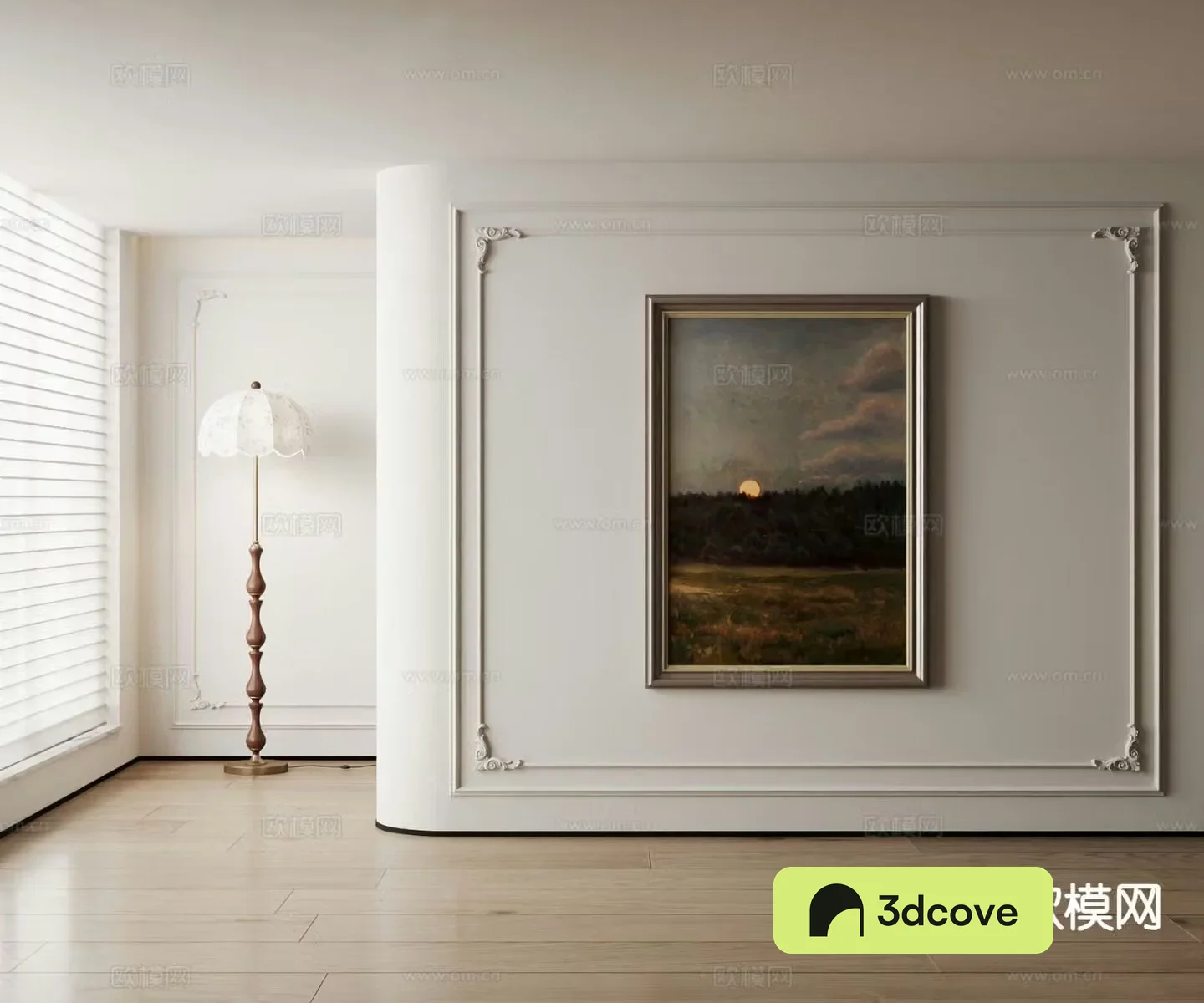 American decorative painting landscape painting oil painting