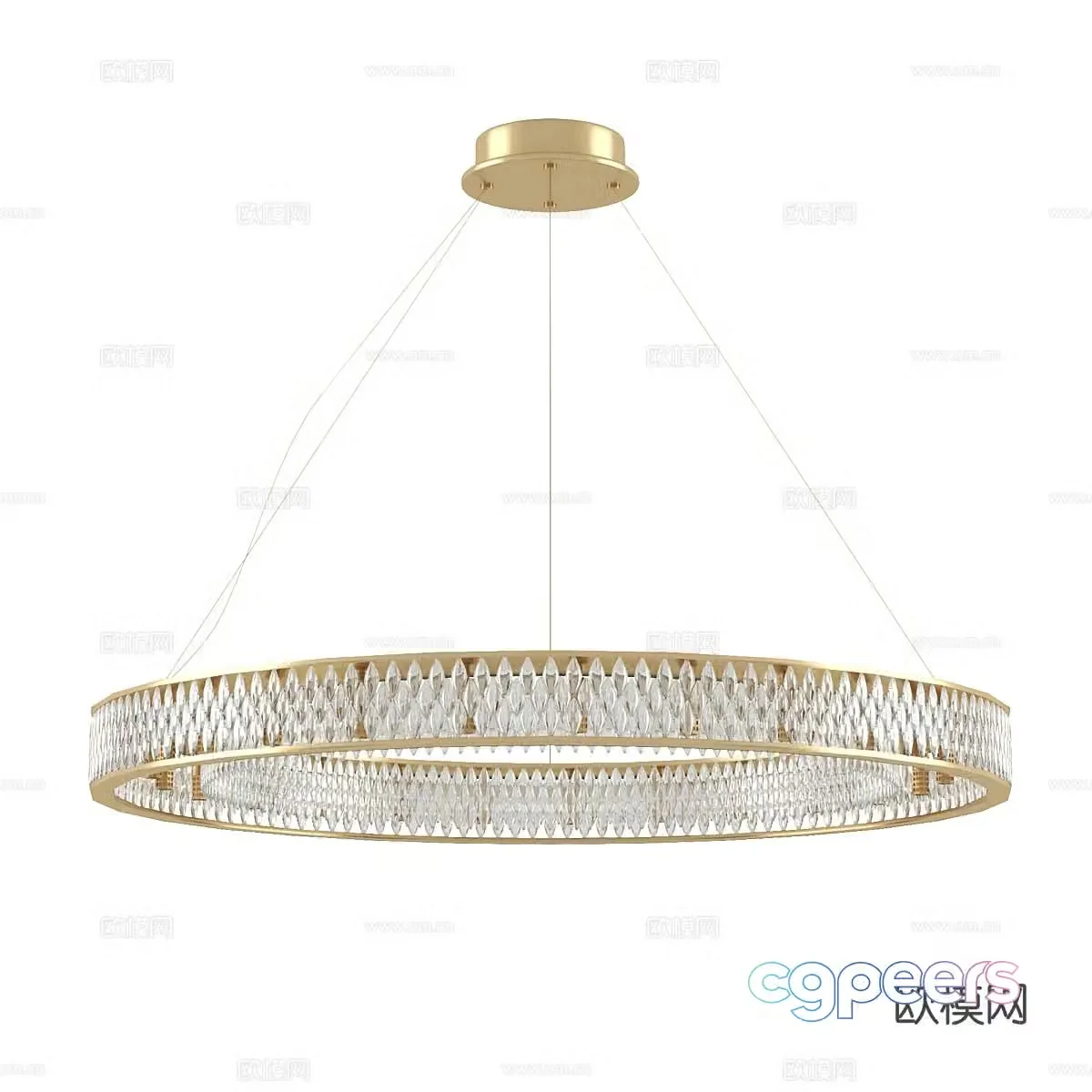 Modern simple chandelier chandelier simple chandelier restaurant chandelier crystal chandelier 3d model