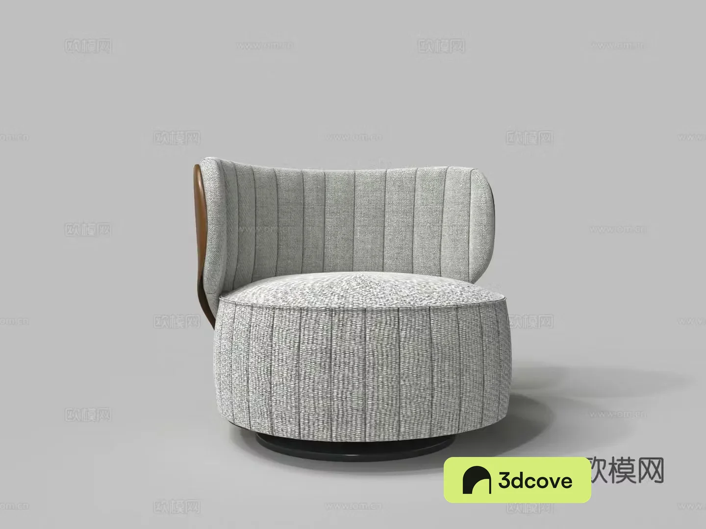 Modern single fabric sofa