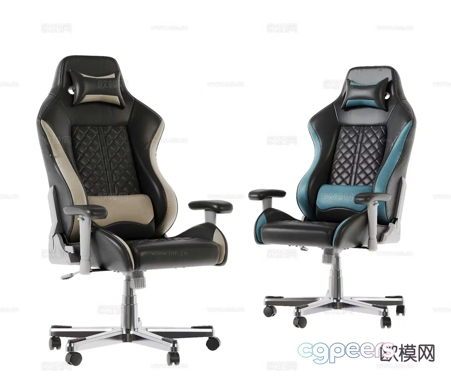 Modern gaming chair 3d model
