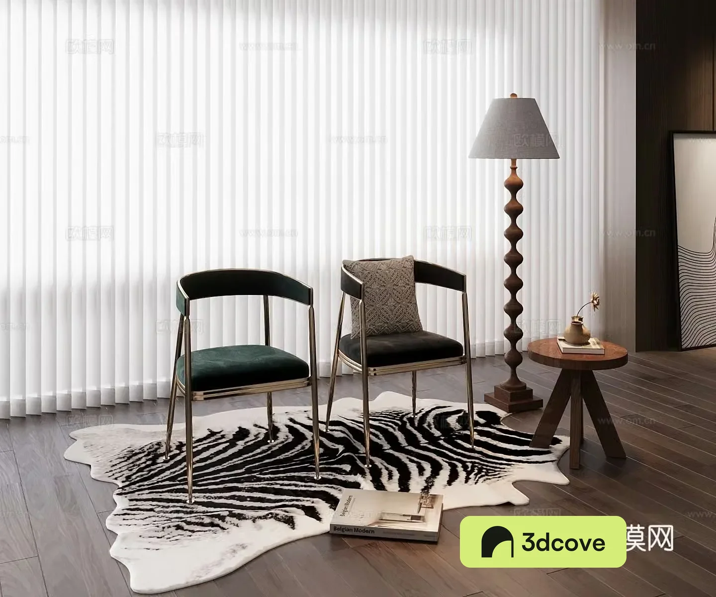Light luxury single chair