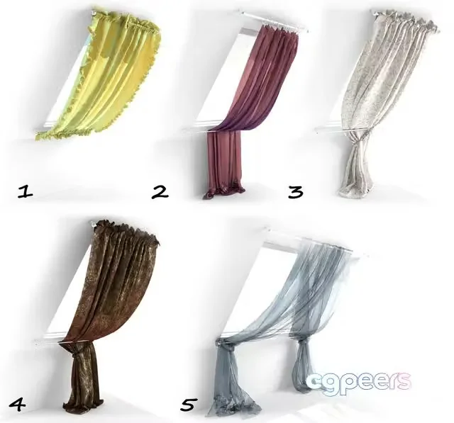 3ds Max Free – 5 blinds for lofts