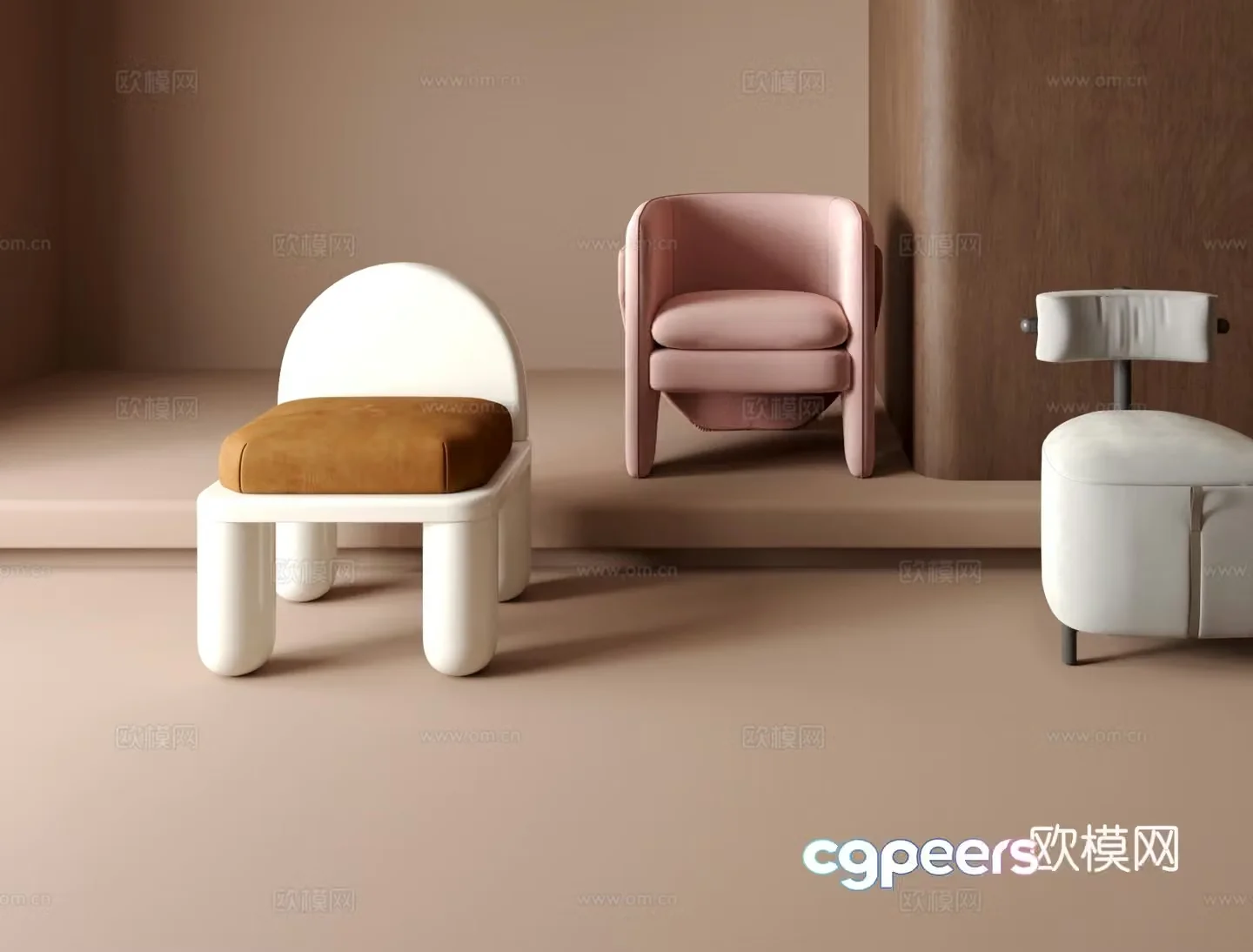 Sofa chair leisure chair 3d model