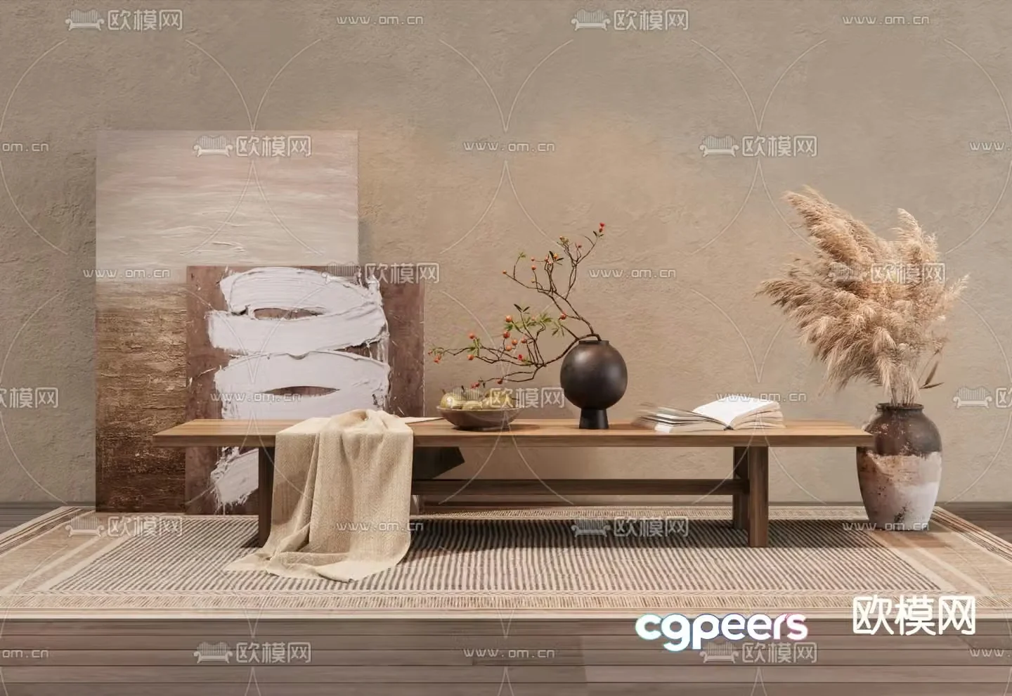 Wabi-sabi Danjingdai 3D model