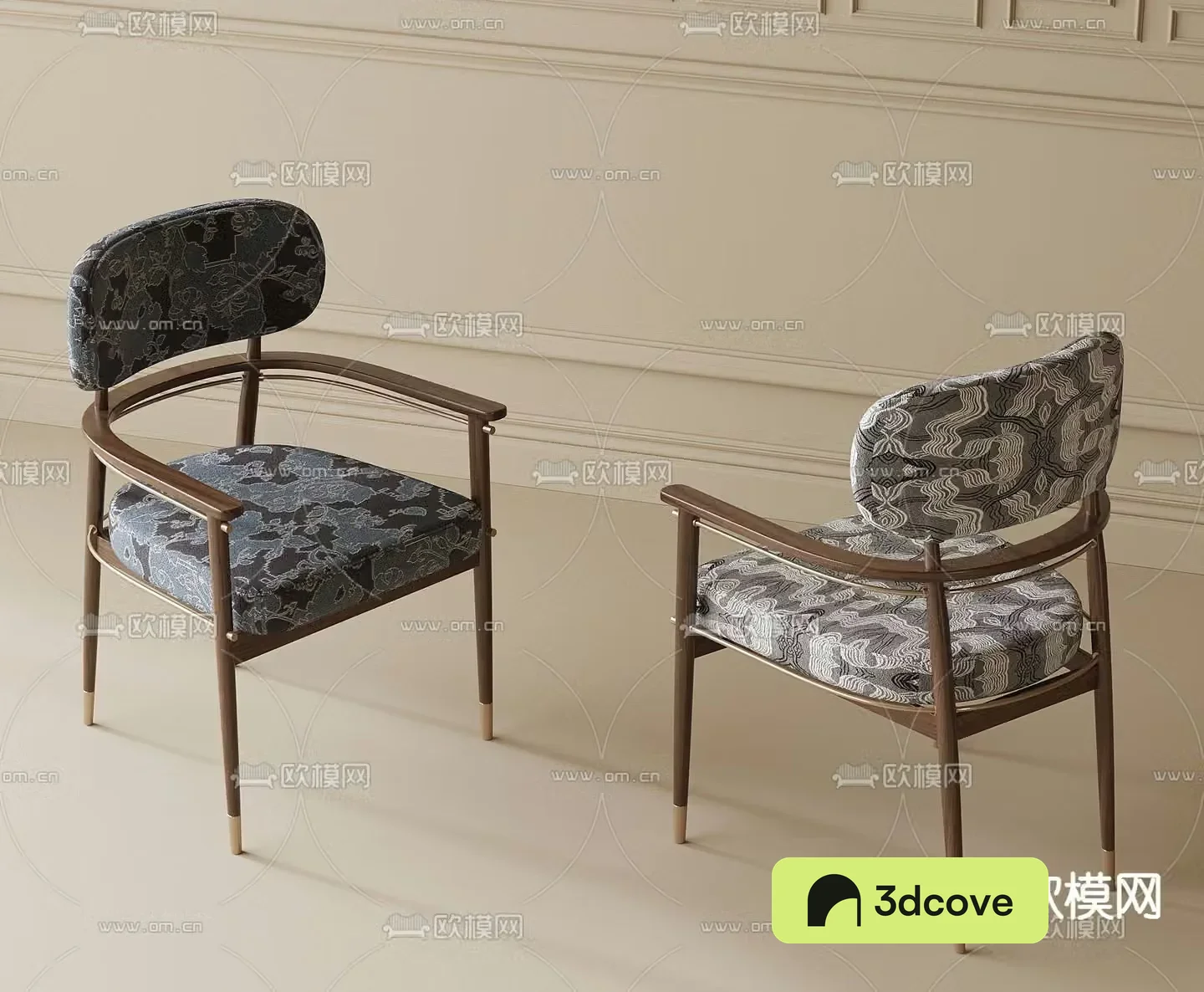 New Chinese dining chair single chair