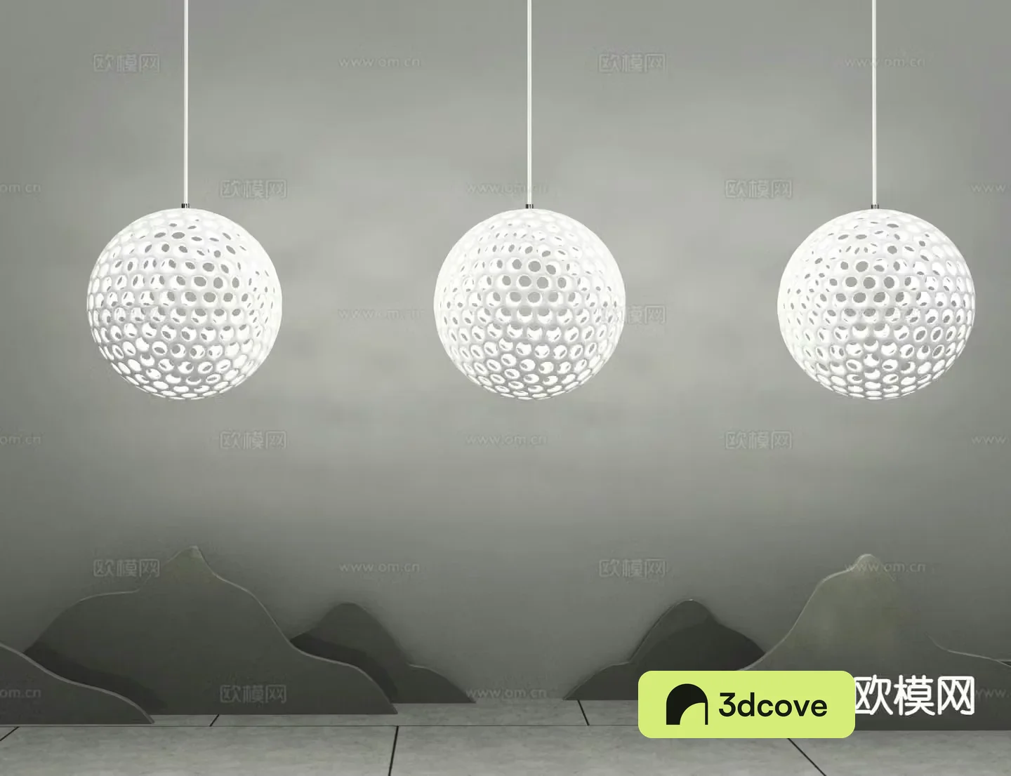 Spherical chandelier restaurant chandelier