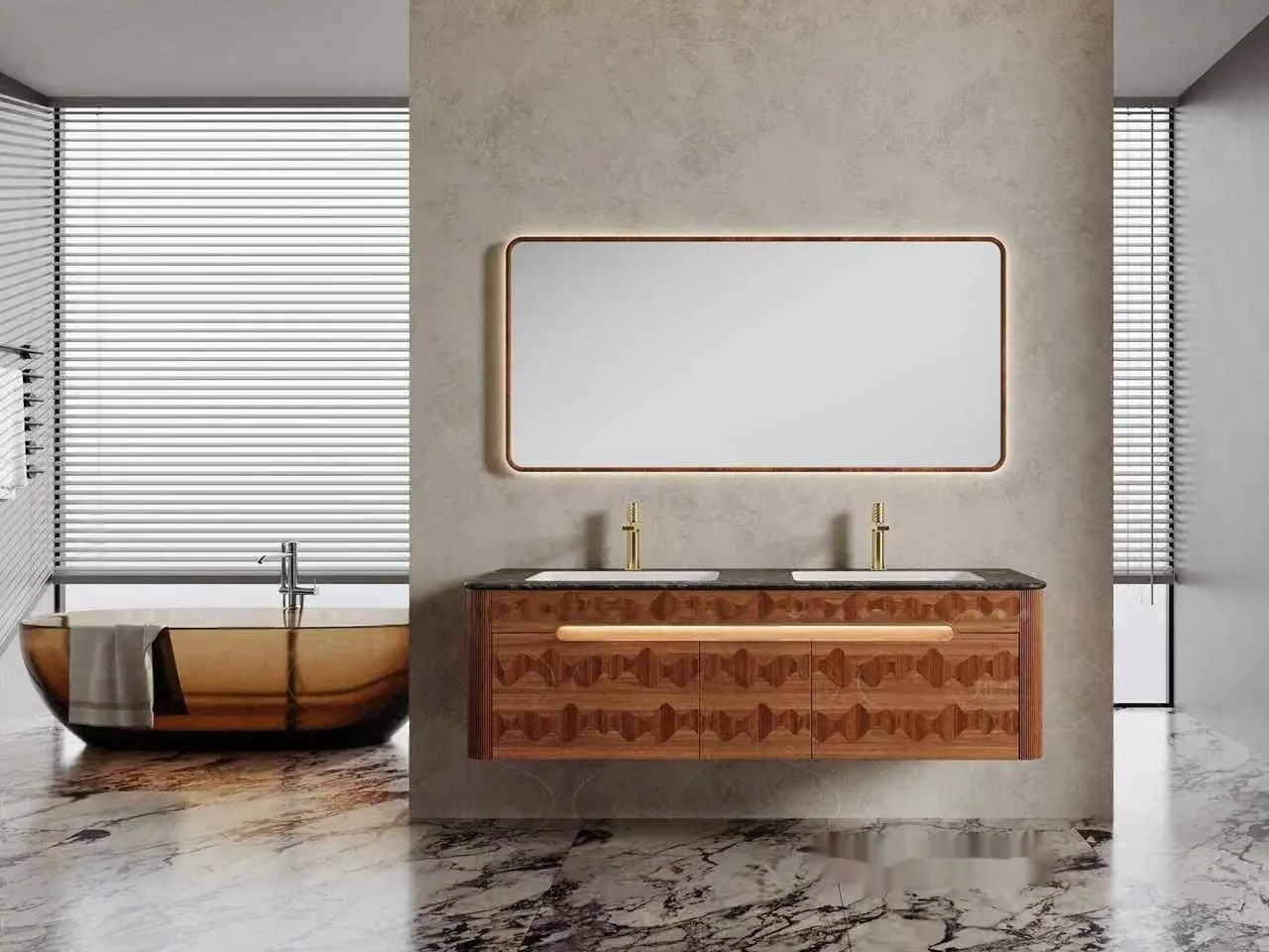 Modern Bathroom Vanity 3D Model – 4696 – VRAY Render