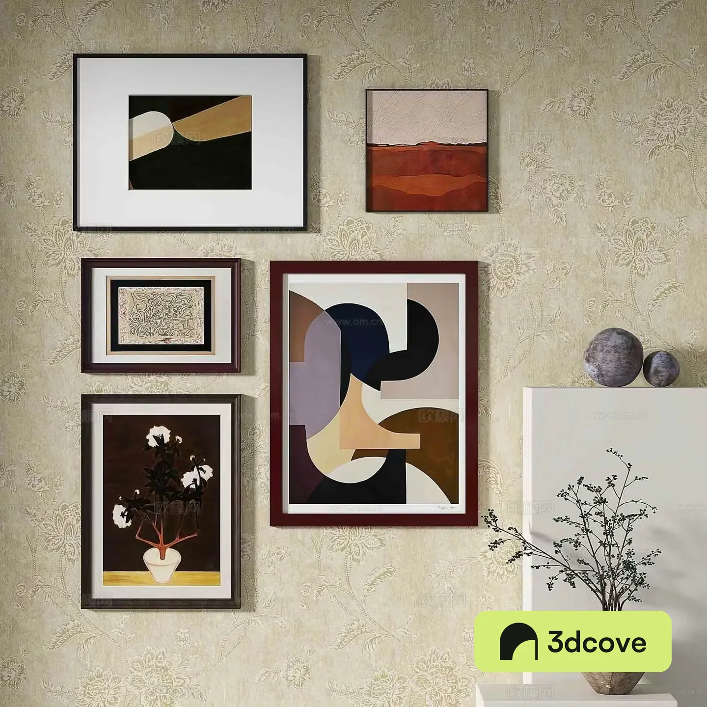 Modern abstract painting decorative painting
