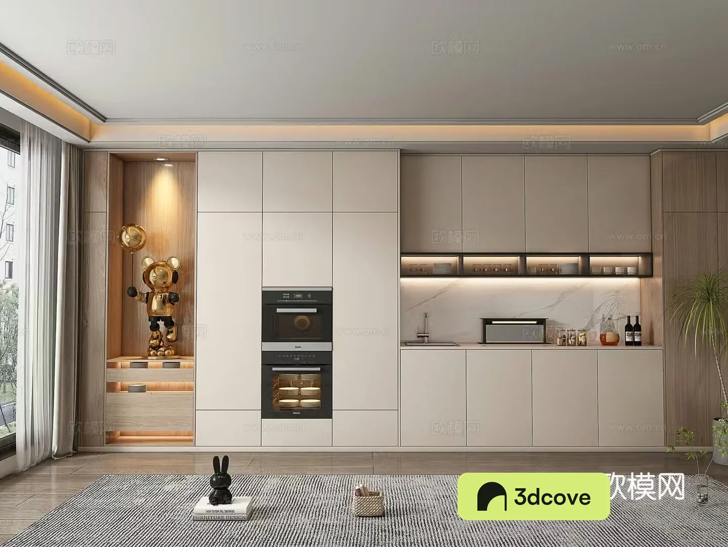 Modern wine cabinet