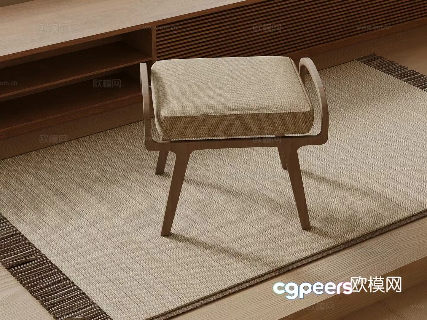 New Chinese stool 3D model