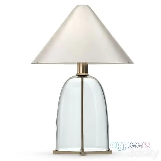 3ds Max Free – Carlo Moretti – Ovale table lamp