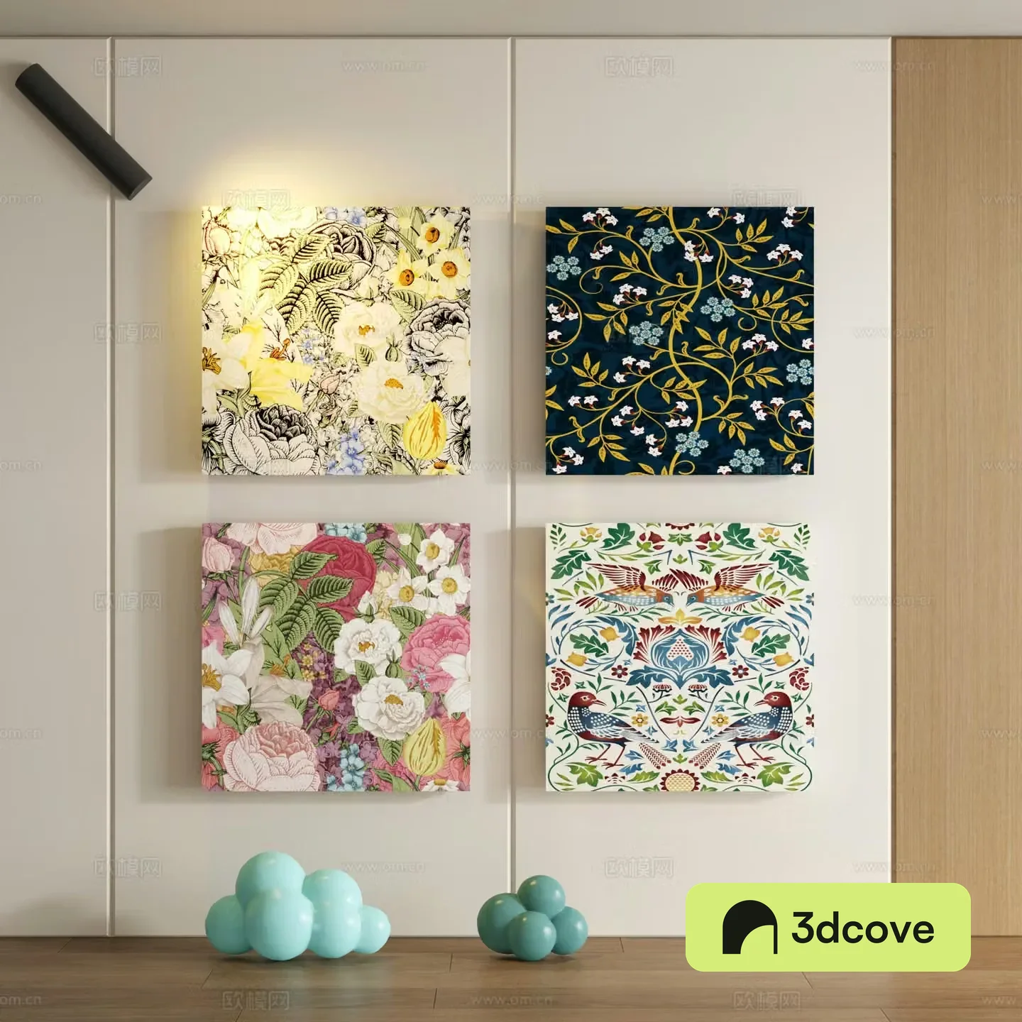 Modern children cartoon doodle decorative painting