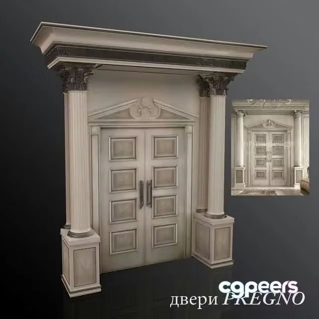 3ds Max Free – Door portal PREGNO