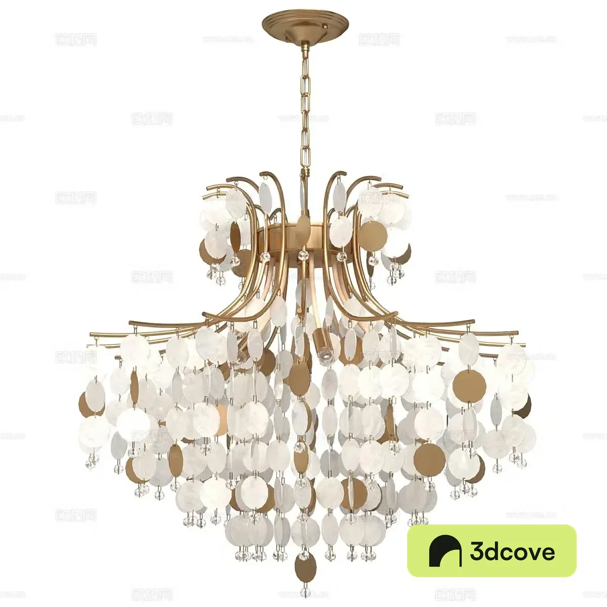 Light luxury chandelier lobby chandelier living room chandelier