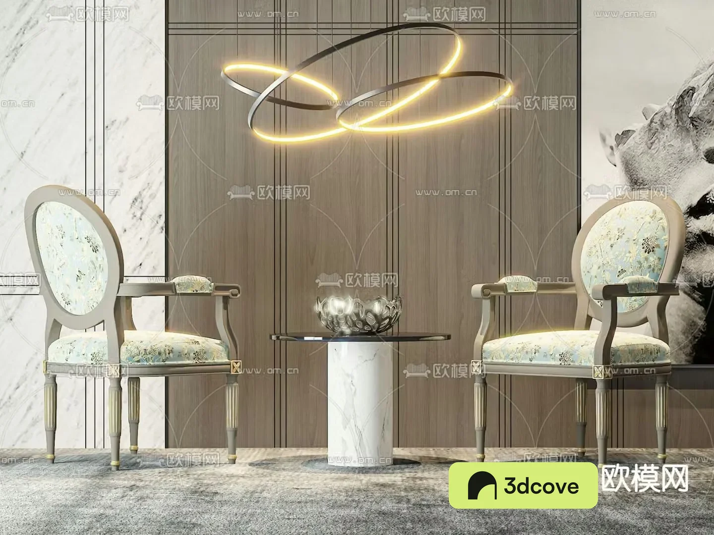 French chair lounge chair