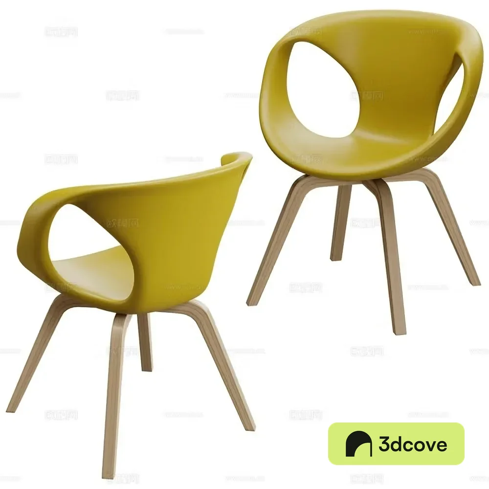 Tonon Italia special shaped single chair plastic dining chair