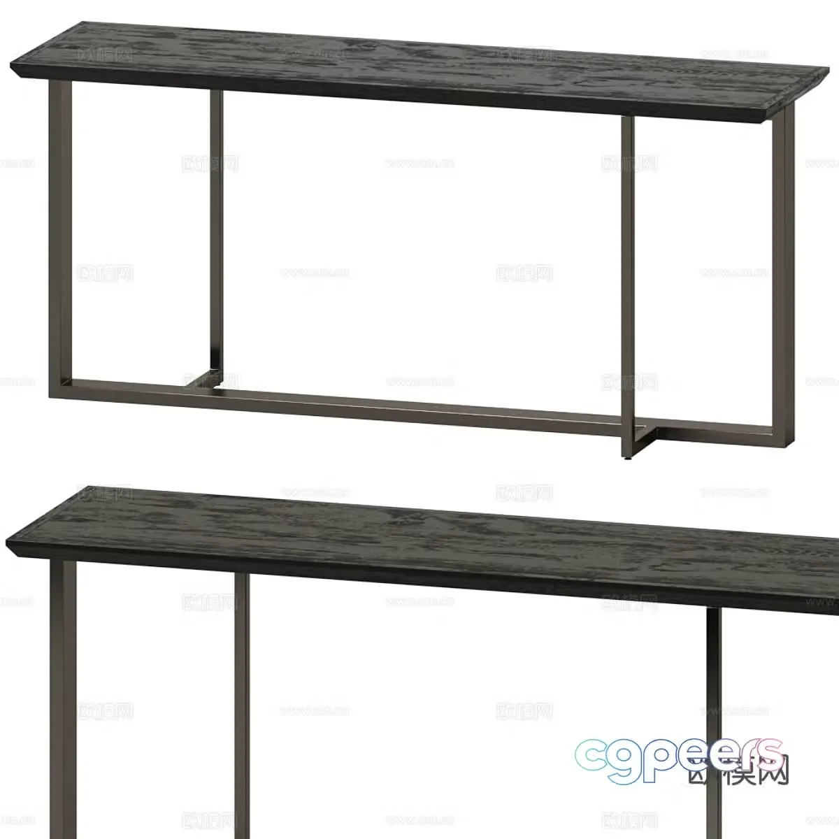 Modern minimalist entrance desk 3D model