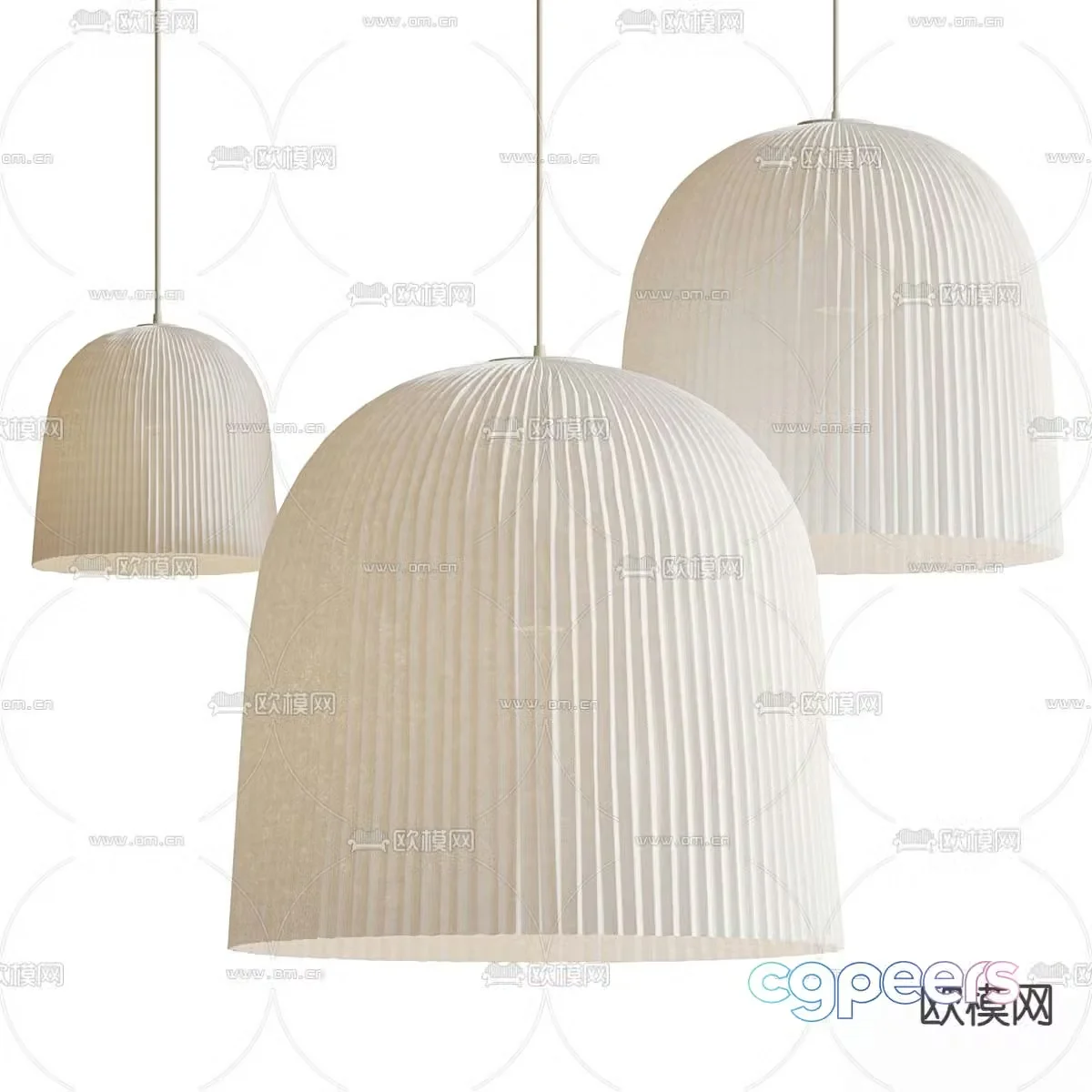Emotional Restaurant Chandelier 3d Model
