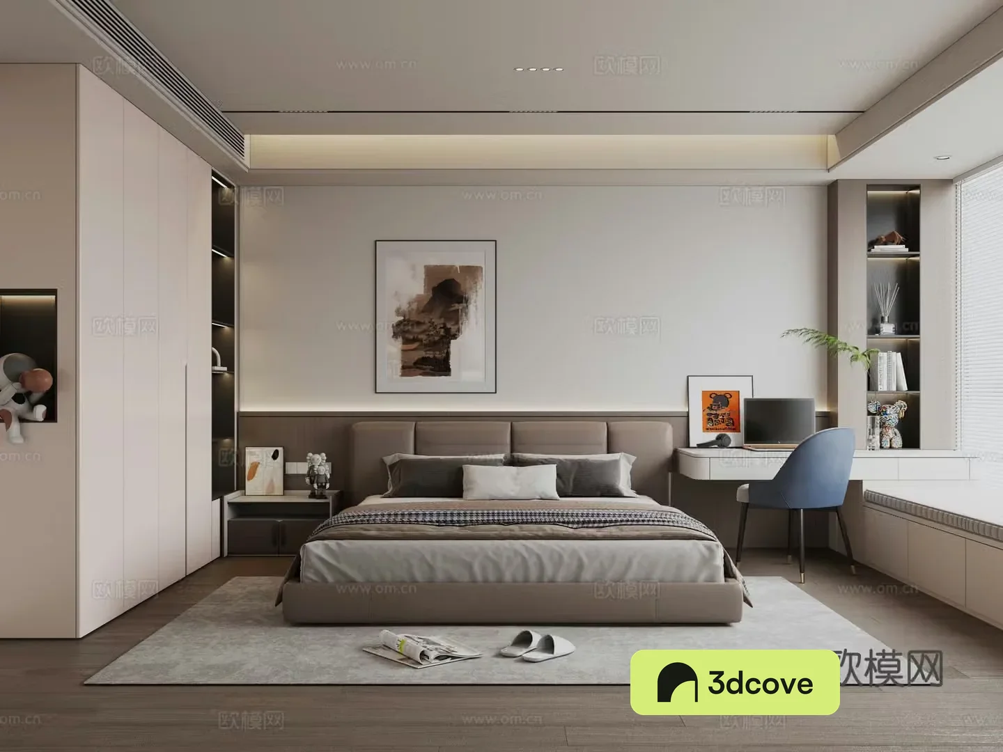 Modern Italian style bedroom