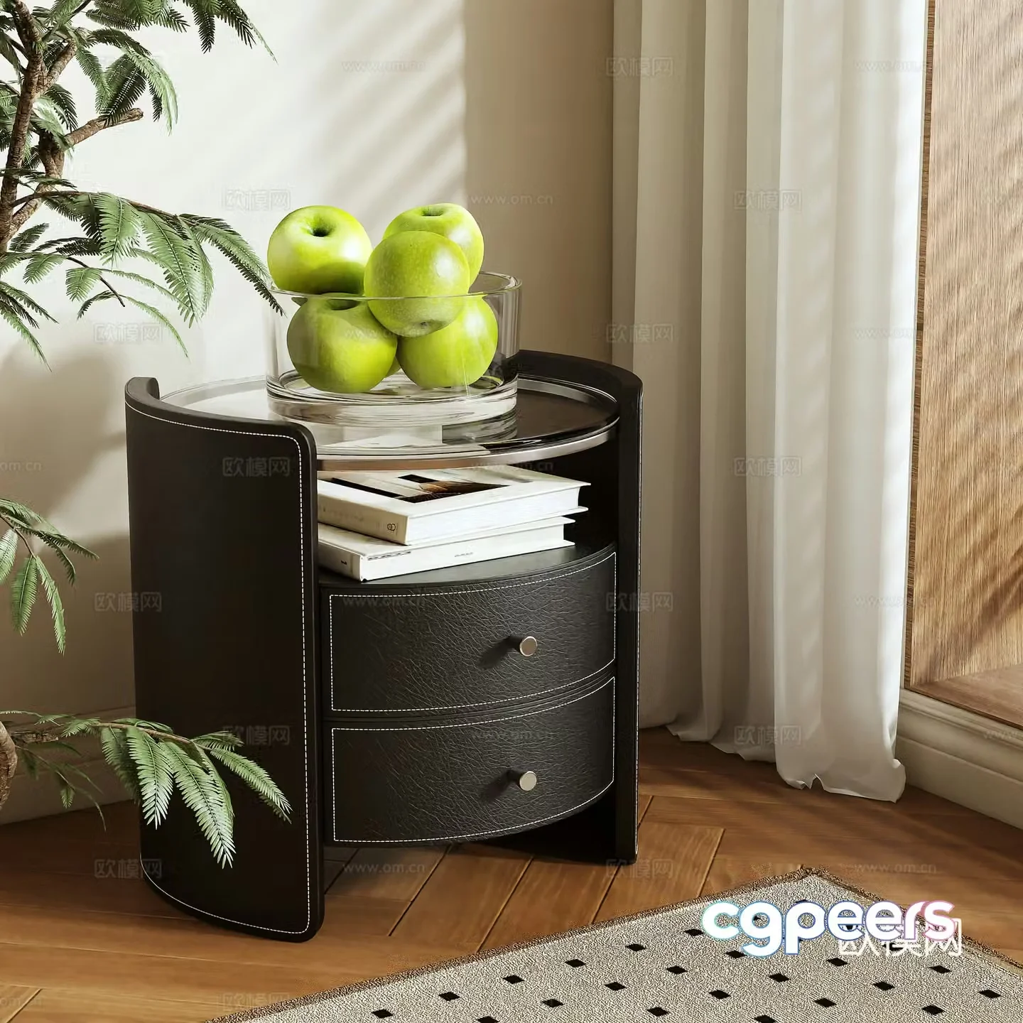 bedside table 3d model