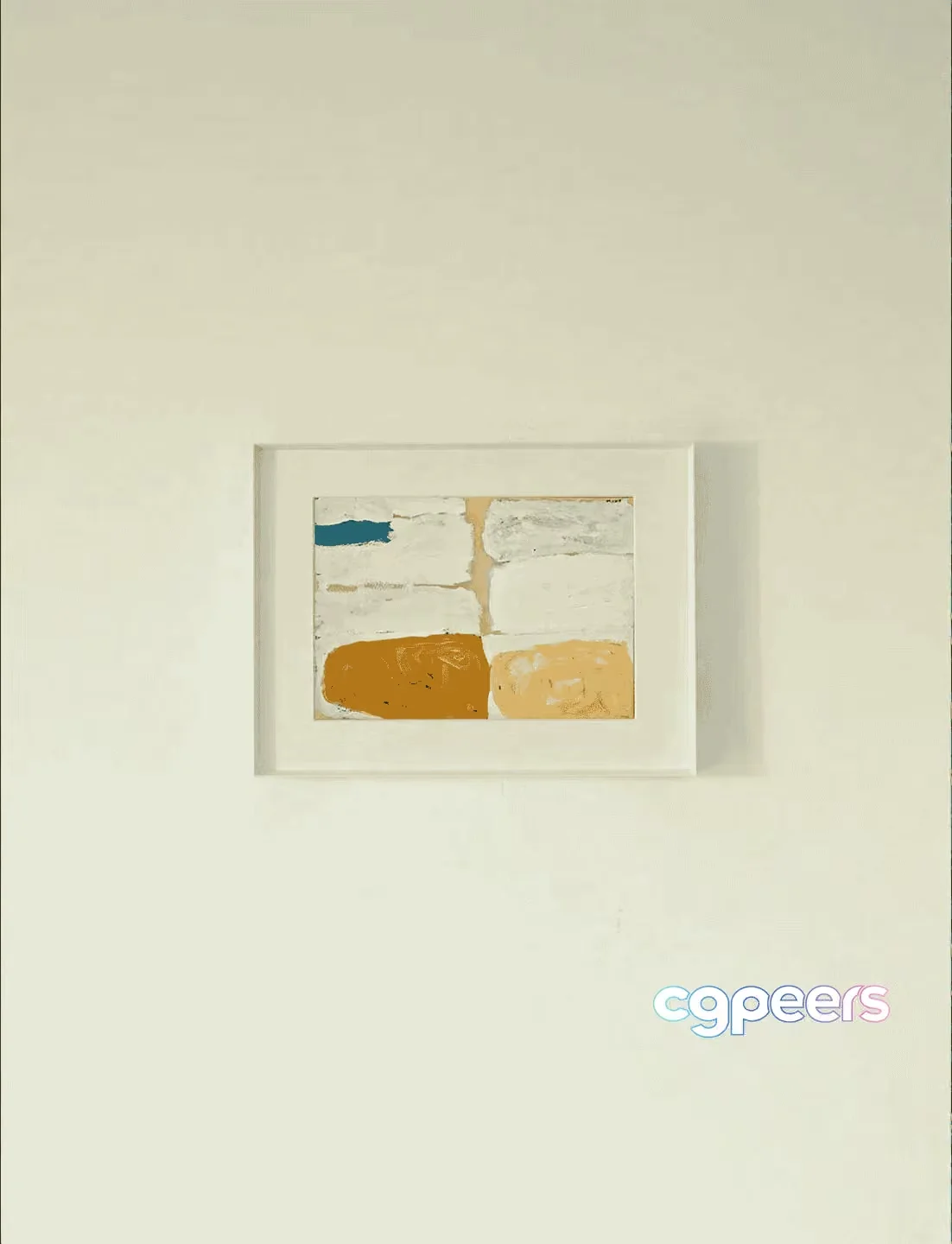 Modern Abstract Painting 3D Model – 18049 – VRAY Render