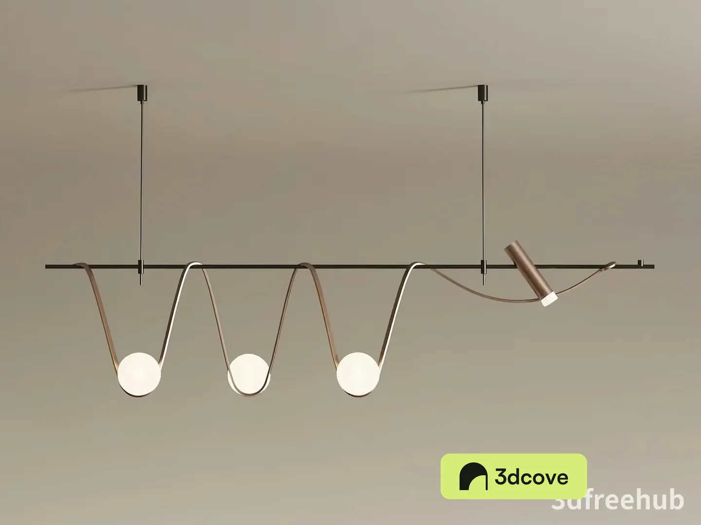 Gold Light Fixture