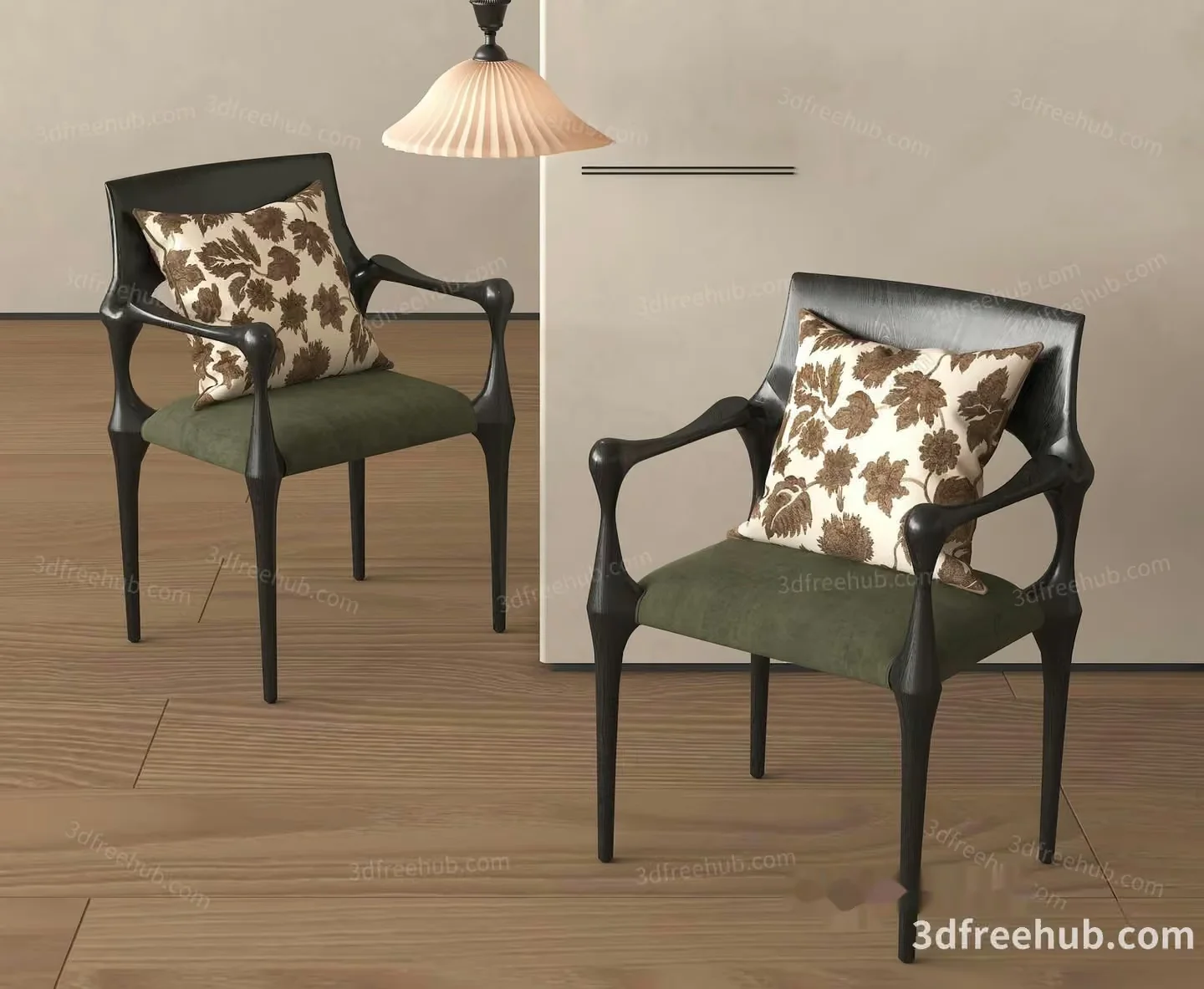 Modern Living Room 3D Model – 19686 – VRAY Render