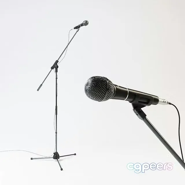 3ds Max Free – Vocal Microphone Audio-technica PRO61