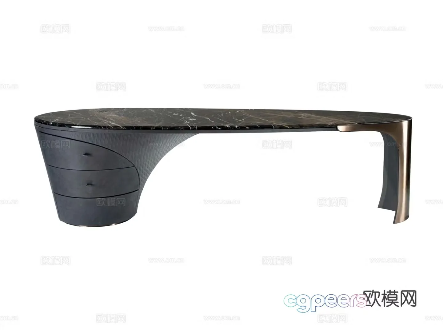 Visionnaire JET PLANE Desk 3D Model