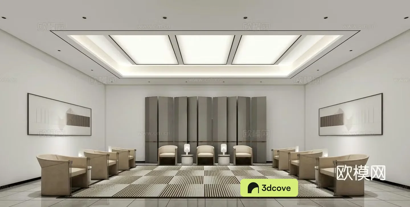 Modern reception room