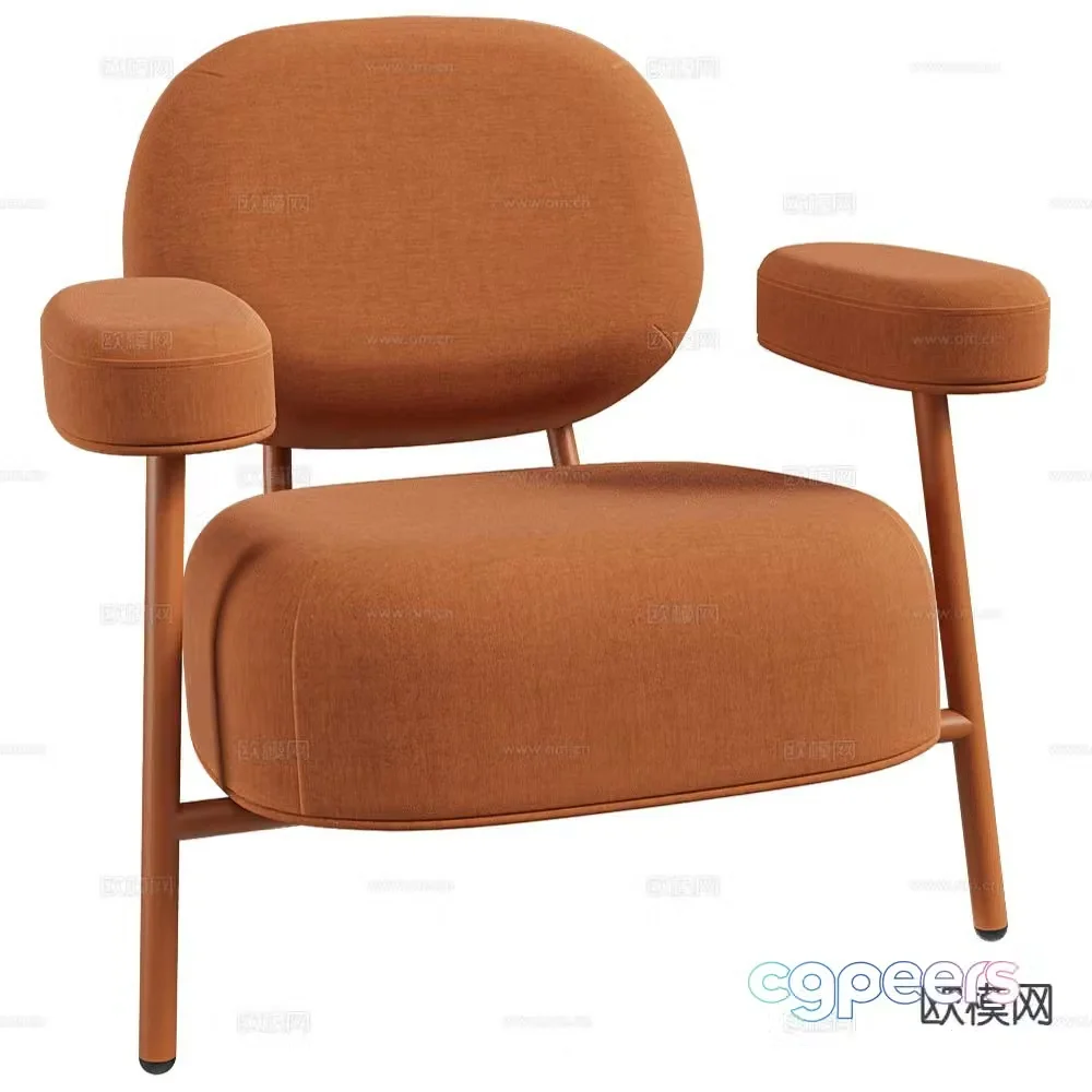 Delo chair sofa chair leisure chair 3d model