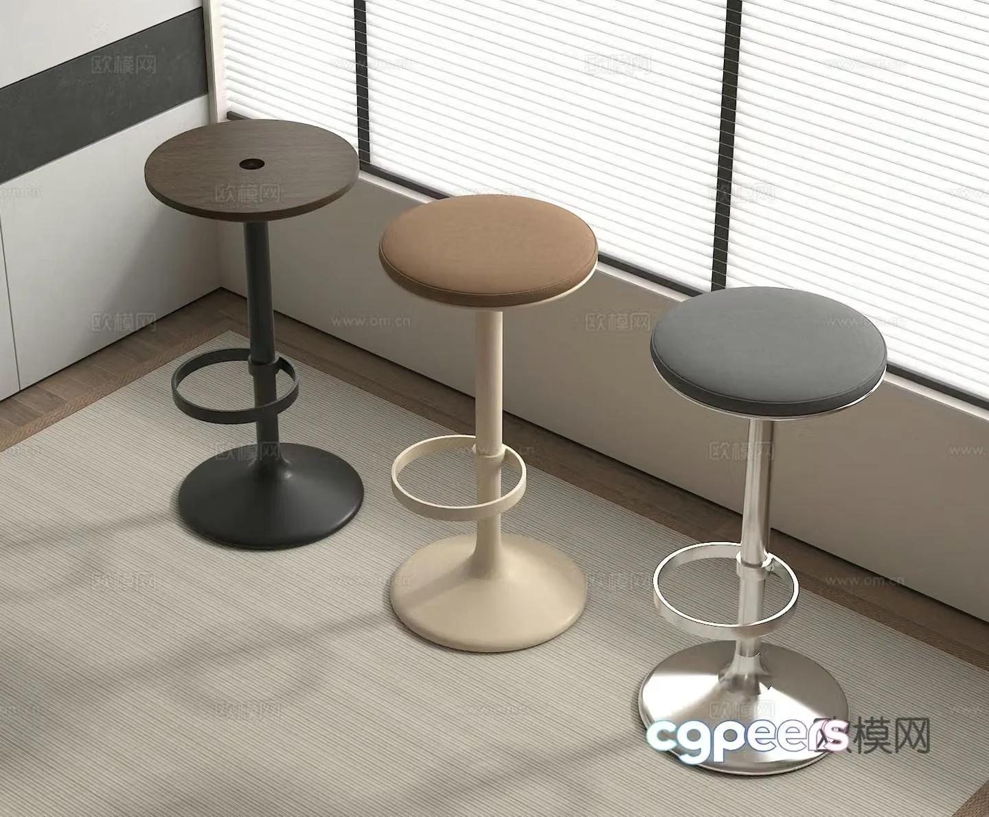Bar stool Bar stool Bar chair 3d model