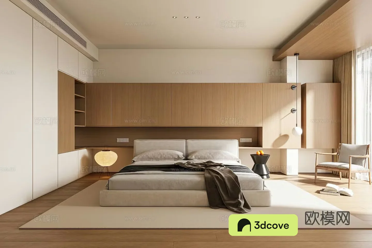 Log style bedroom master bedroom