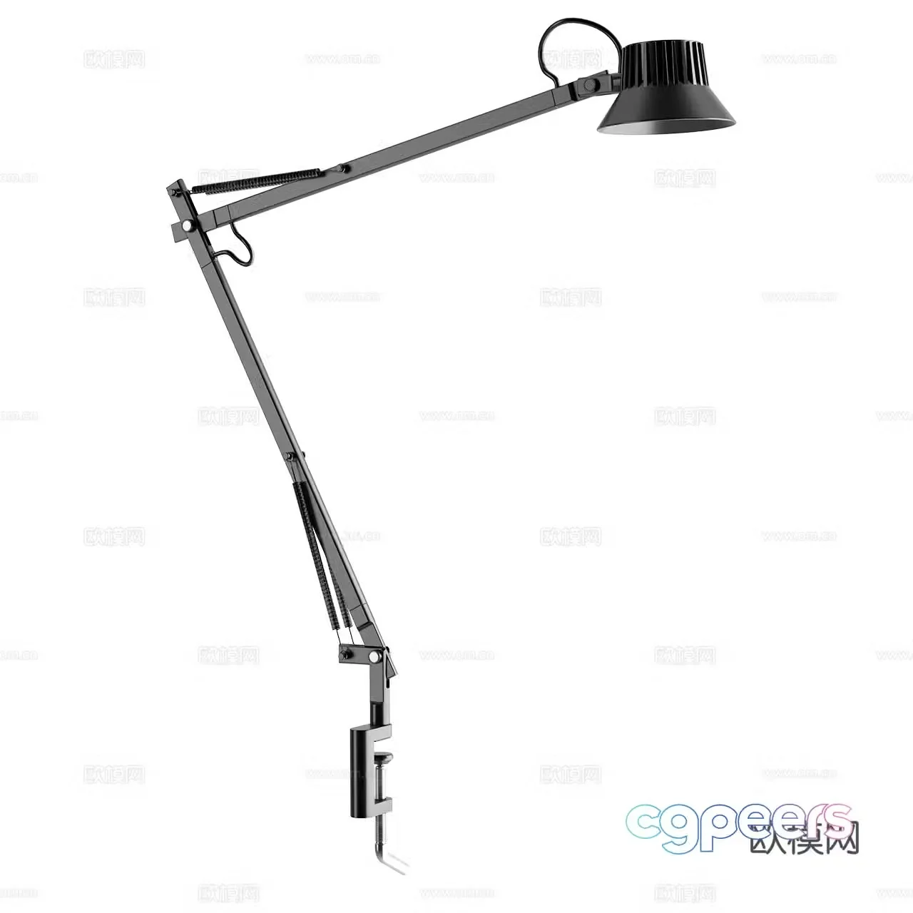 Muuto Industrial Wind Table Lamp Metal Table Lamp Classic Table Lamp Architect Table Lamp 3D Model