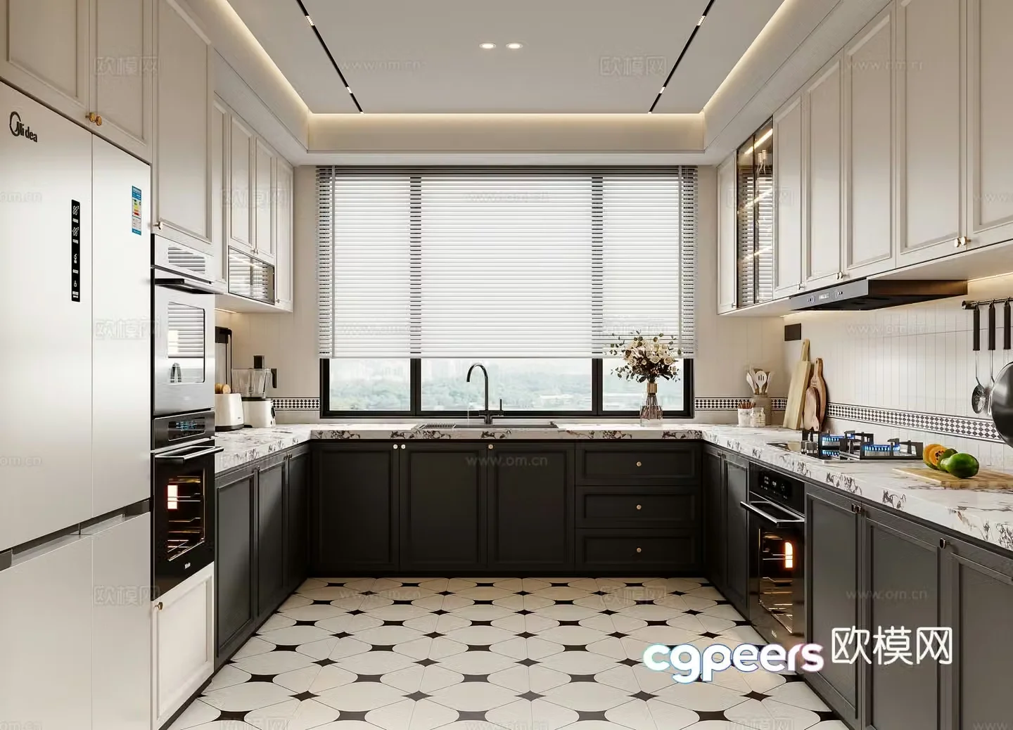 French kitchen 3d model
