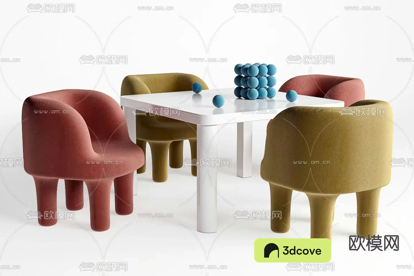 Modern children’s table and chair