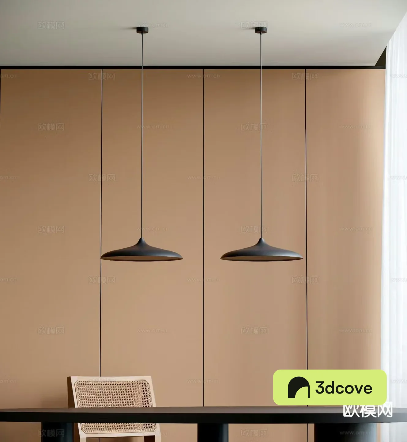 Modern dining room chandelier
