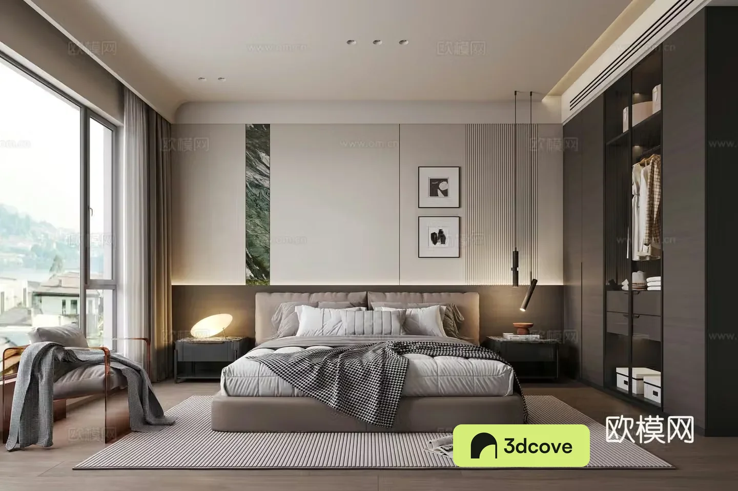Modern bedroom