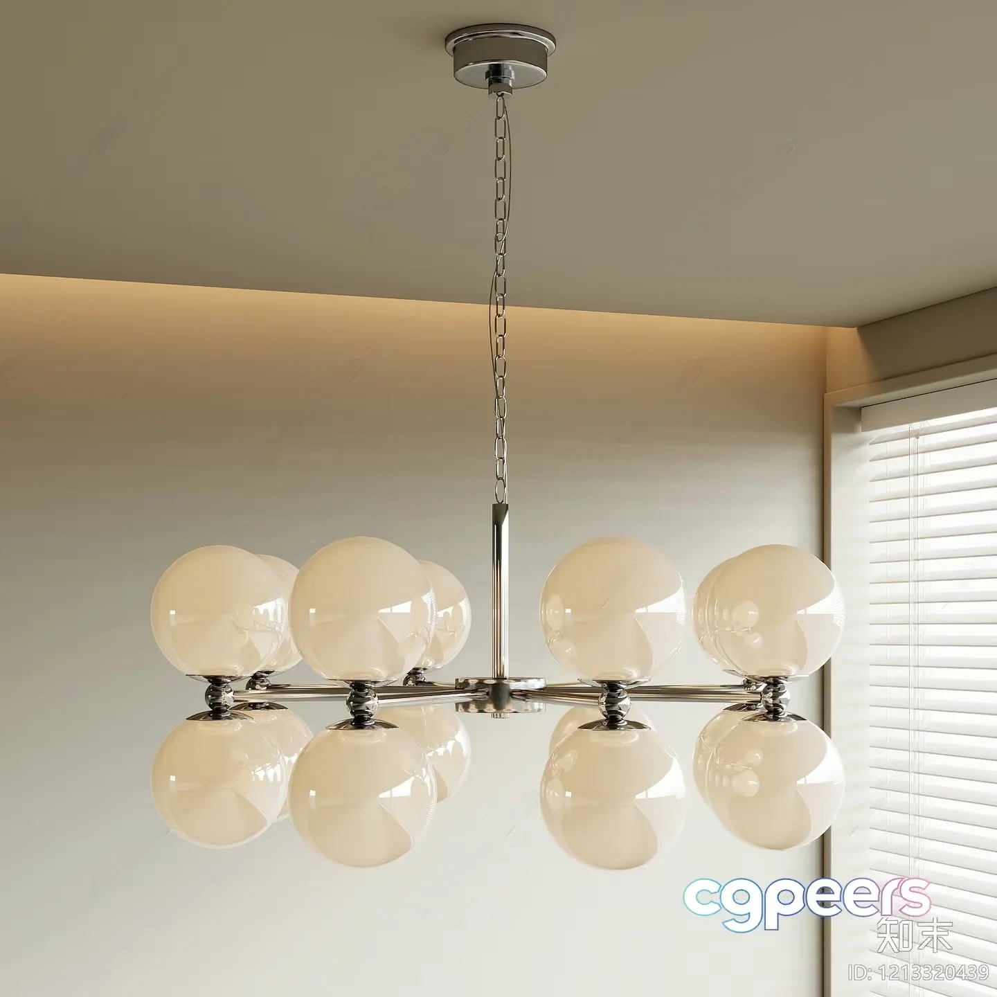 Modern Light Fixture 3D Model – 7005 – VRAY Render