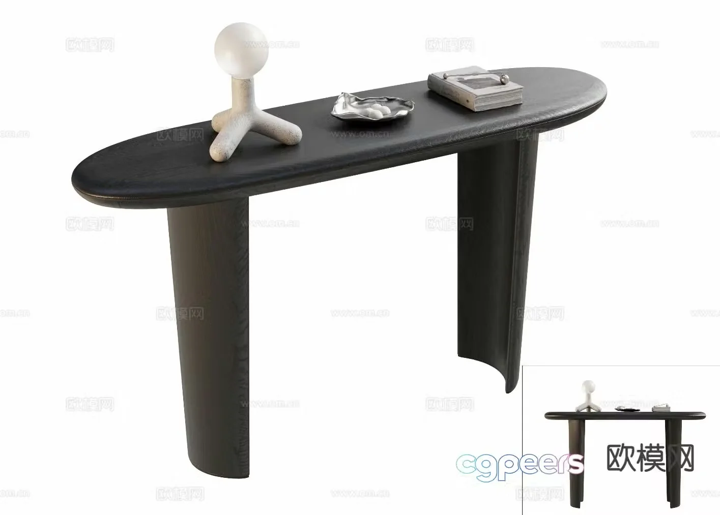 Modern bar case Duanjingdai 3D model