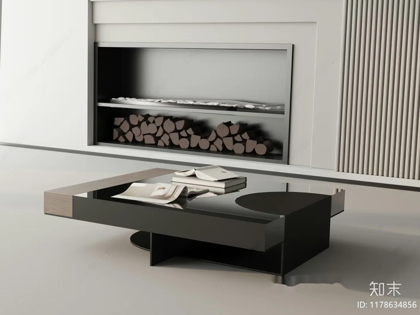 Modern Living Room 3D Model – 991 – VRAY Render