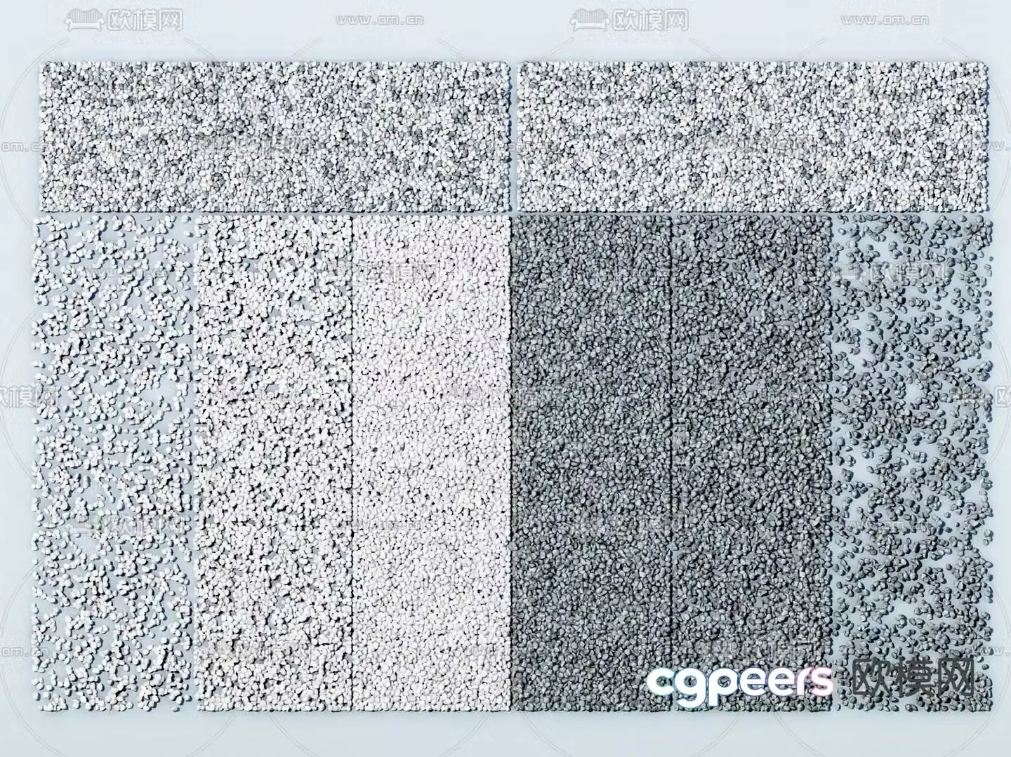 stone gravel 3d model