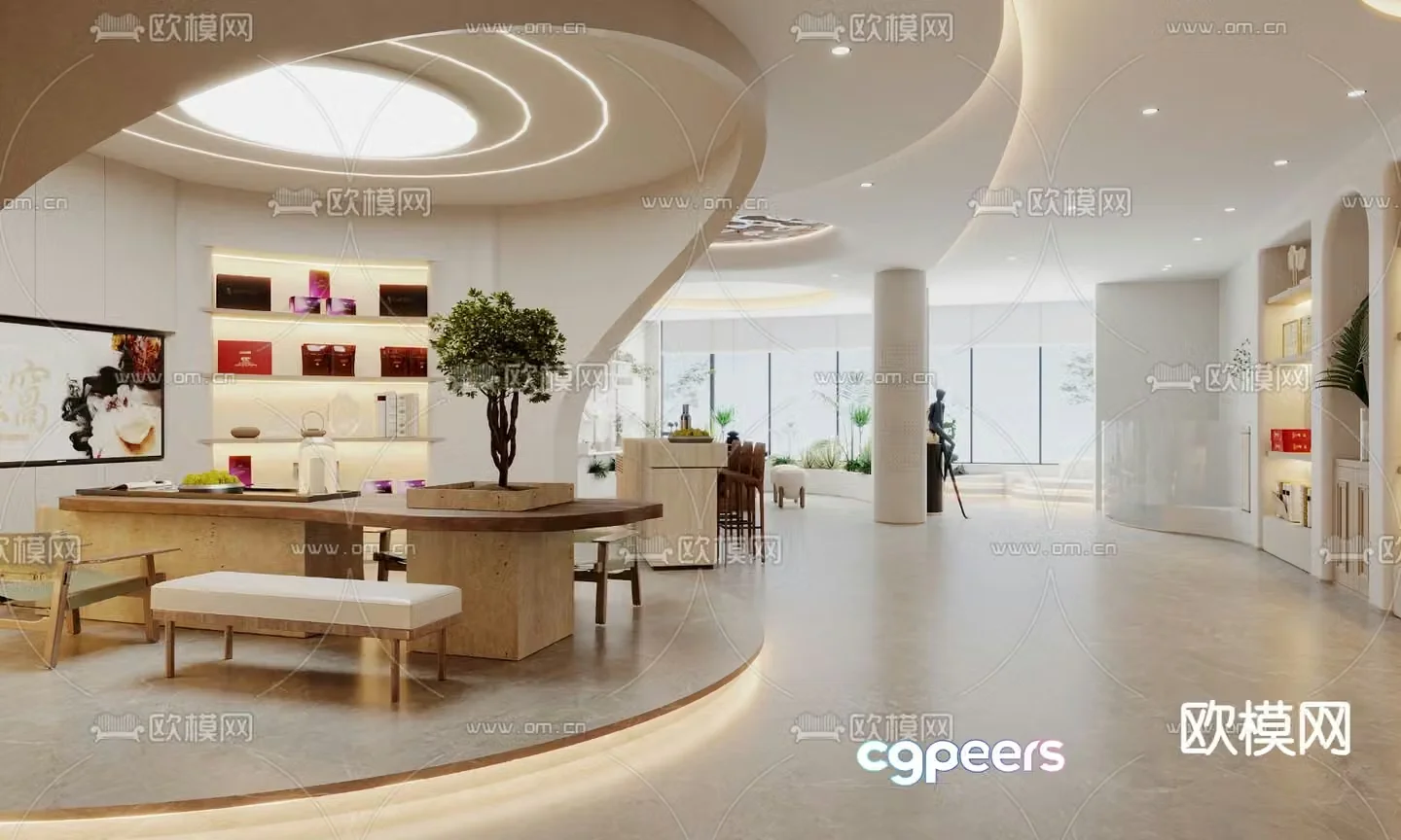 Gift Shop Smoking Hotel 3D Model